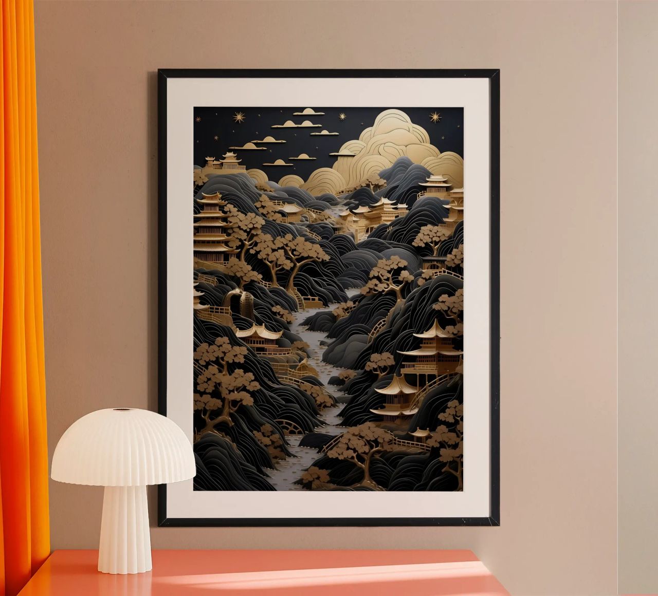 Abstract Bonsai Tree poster by Ruth