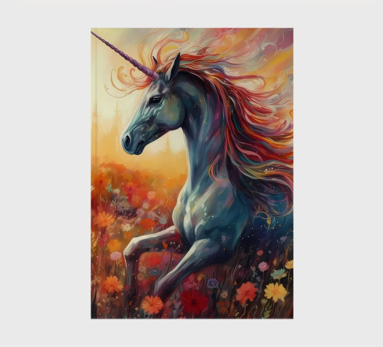 Unicorn Horse Fantasy notebook by Mikesell