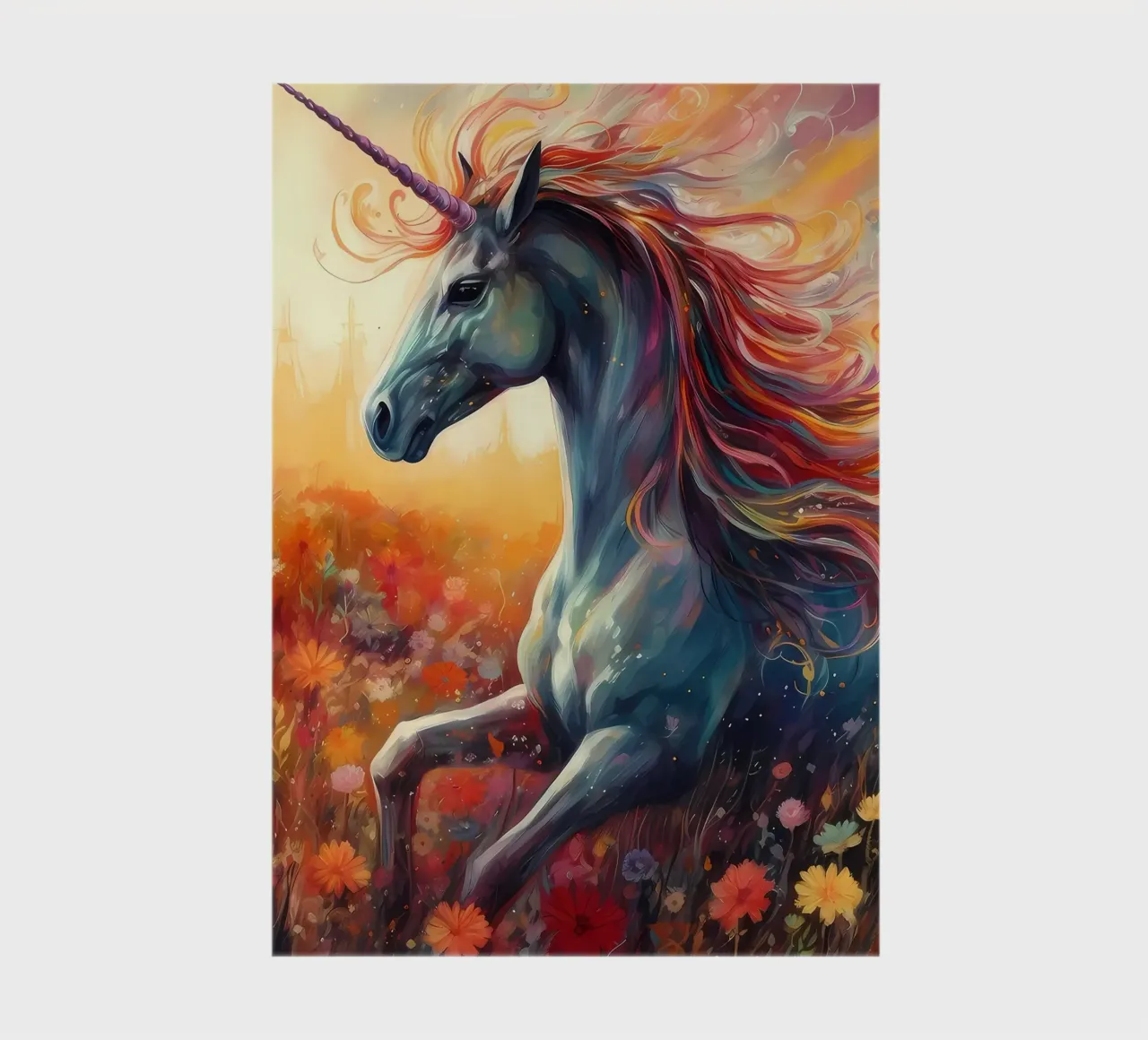 Unicorn Horse Fantasy notebook by Mikesell