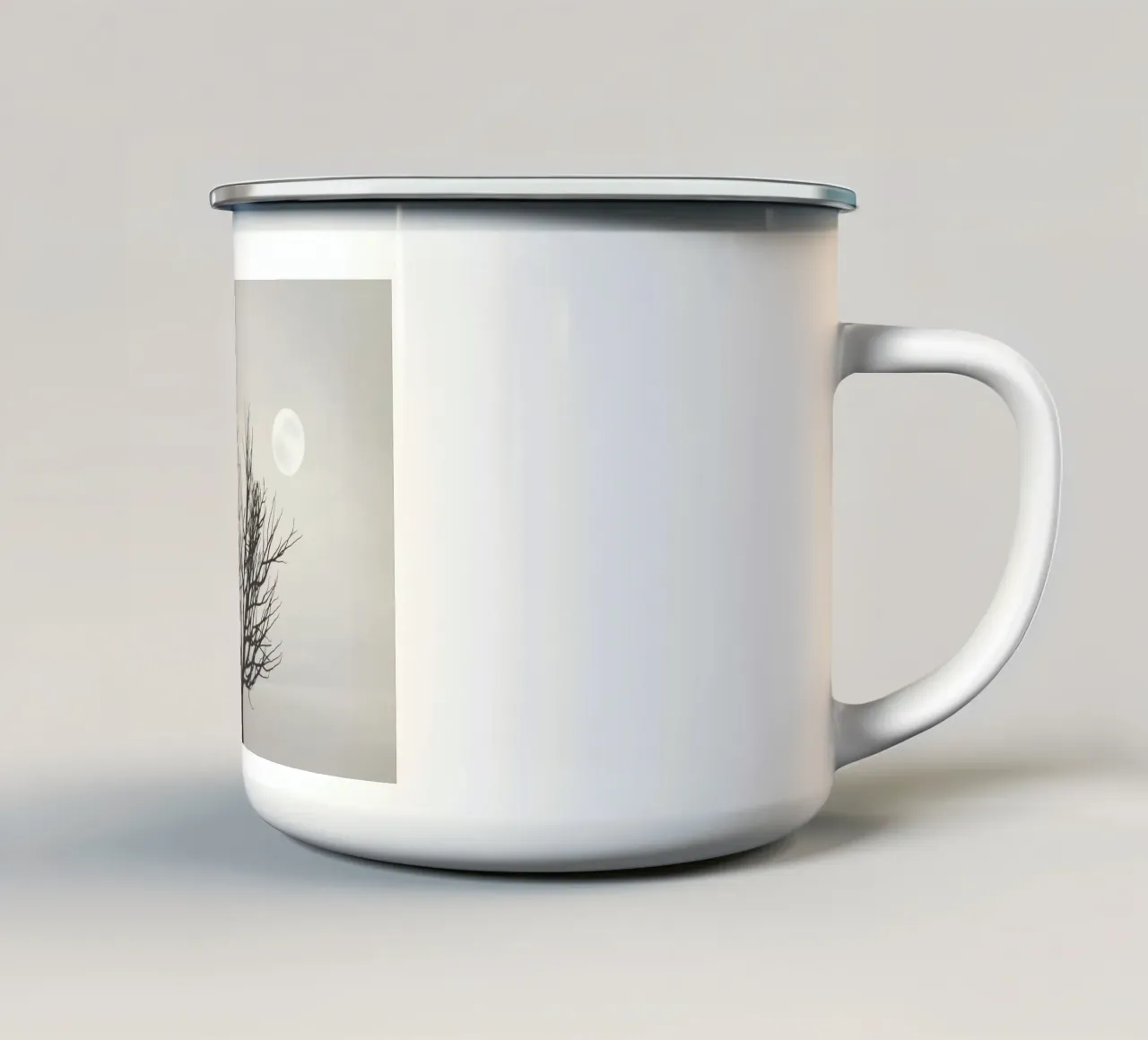 Luce lunare brillante tazza in smalto da Little Dean