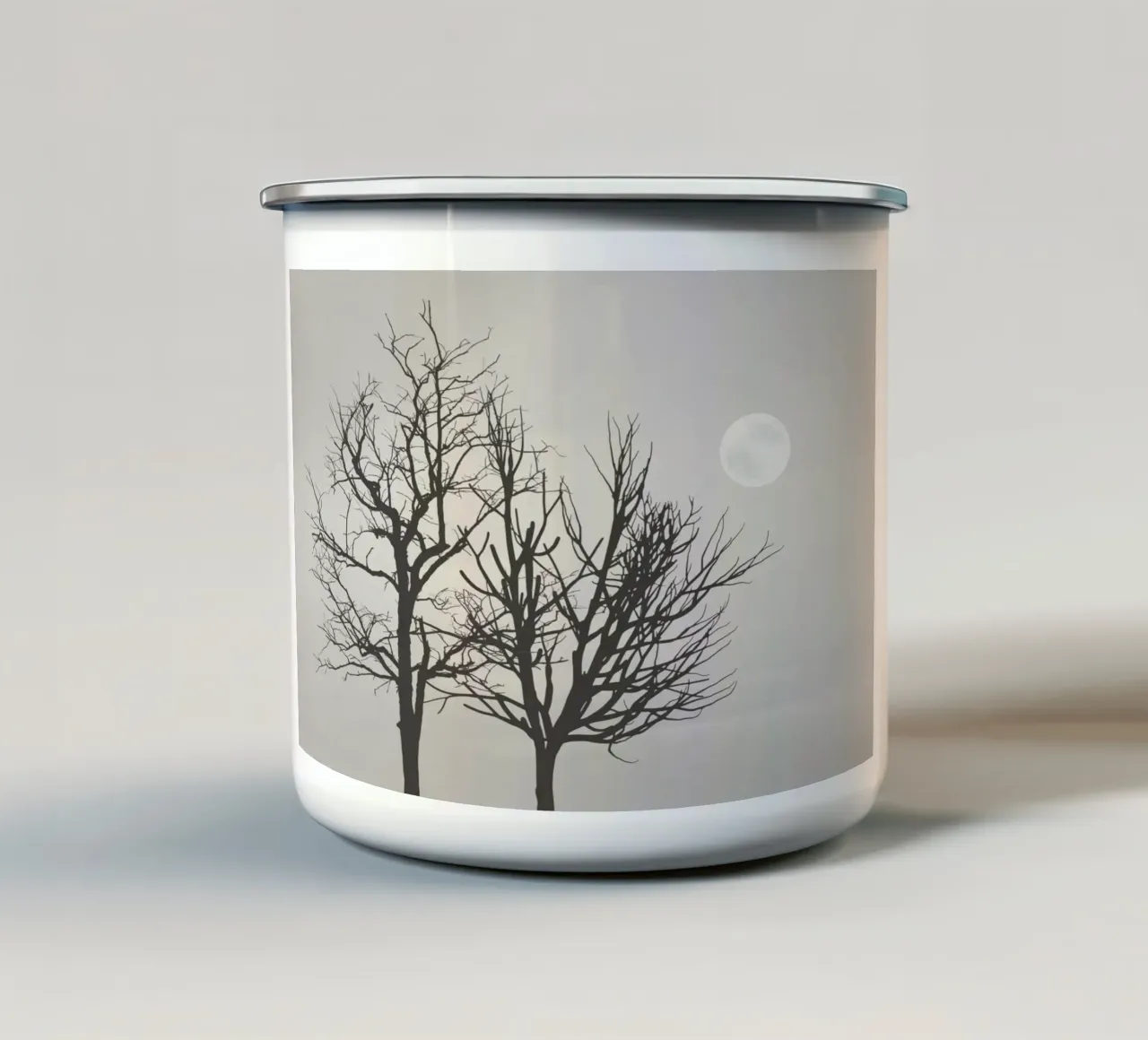 Luce lunare brillante tazza in smalto da Little Dean