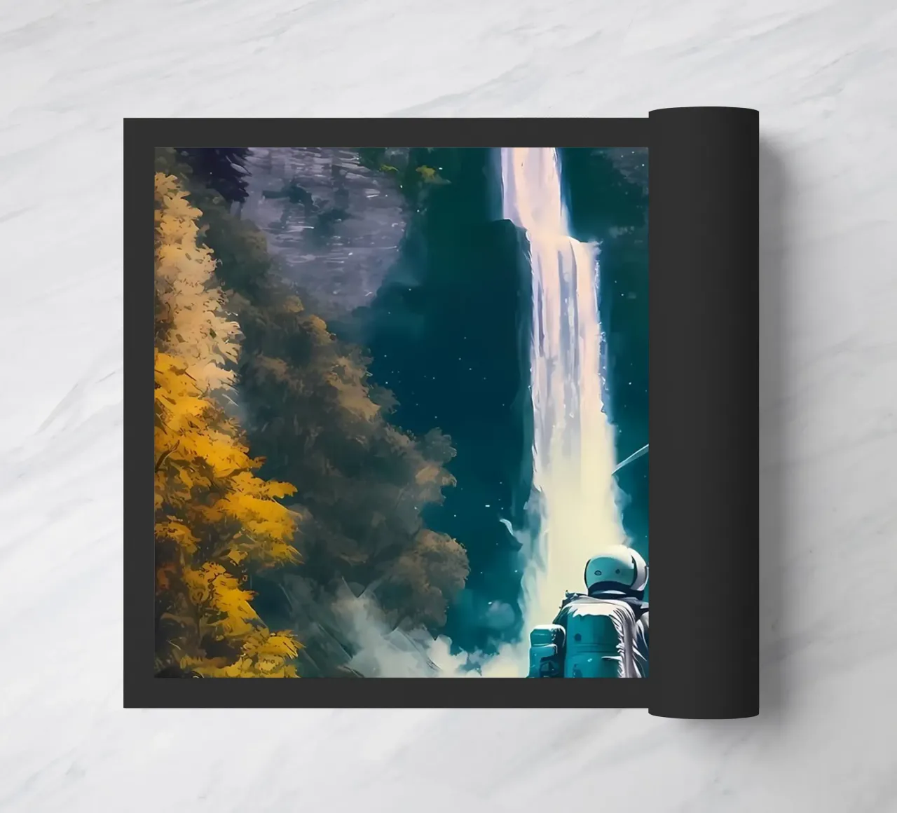 Astronauta della cascata zerbino da Mikesell