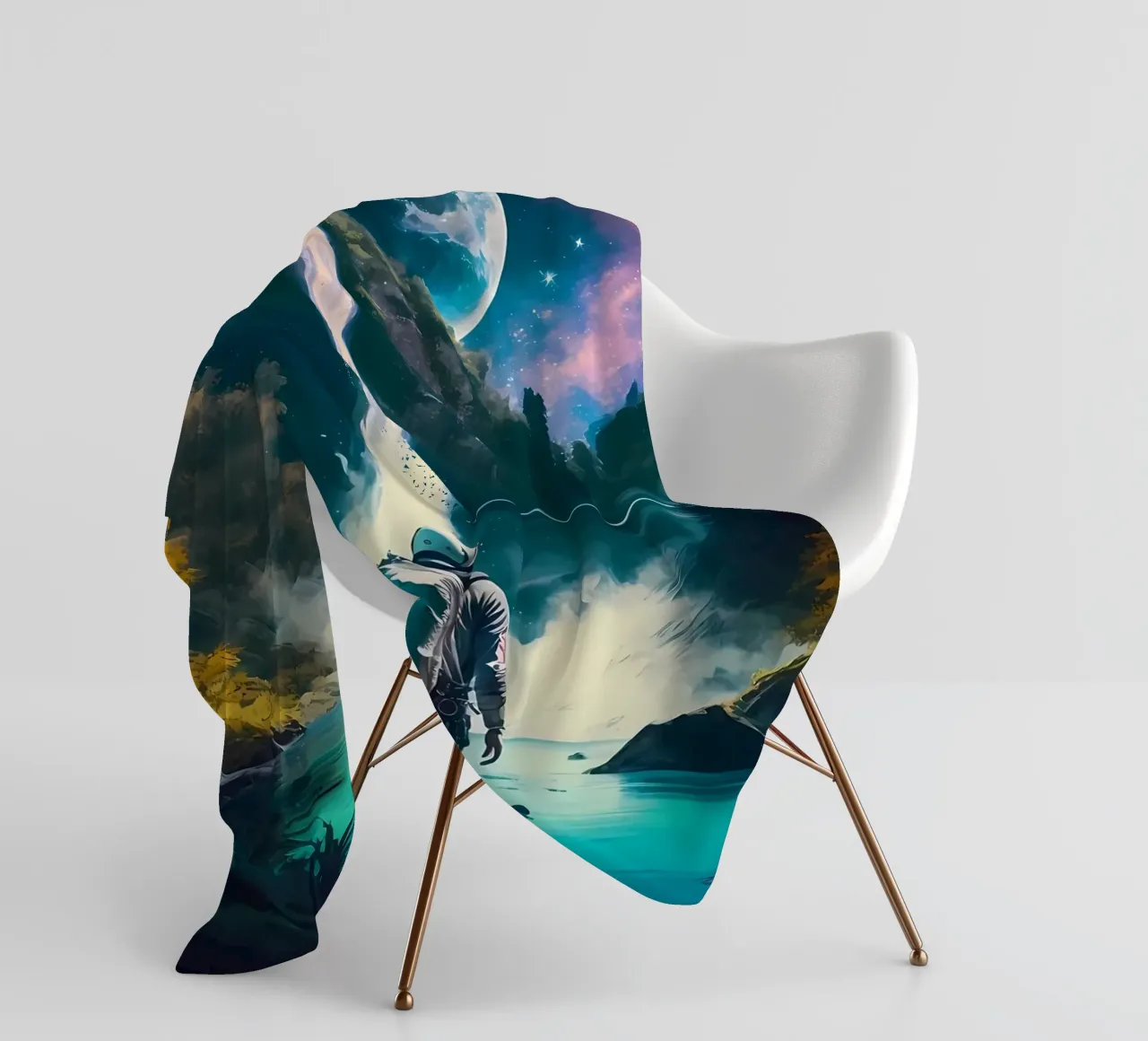 Astronauta della cascata coperta in pile da Mikesell