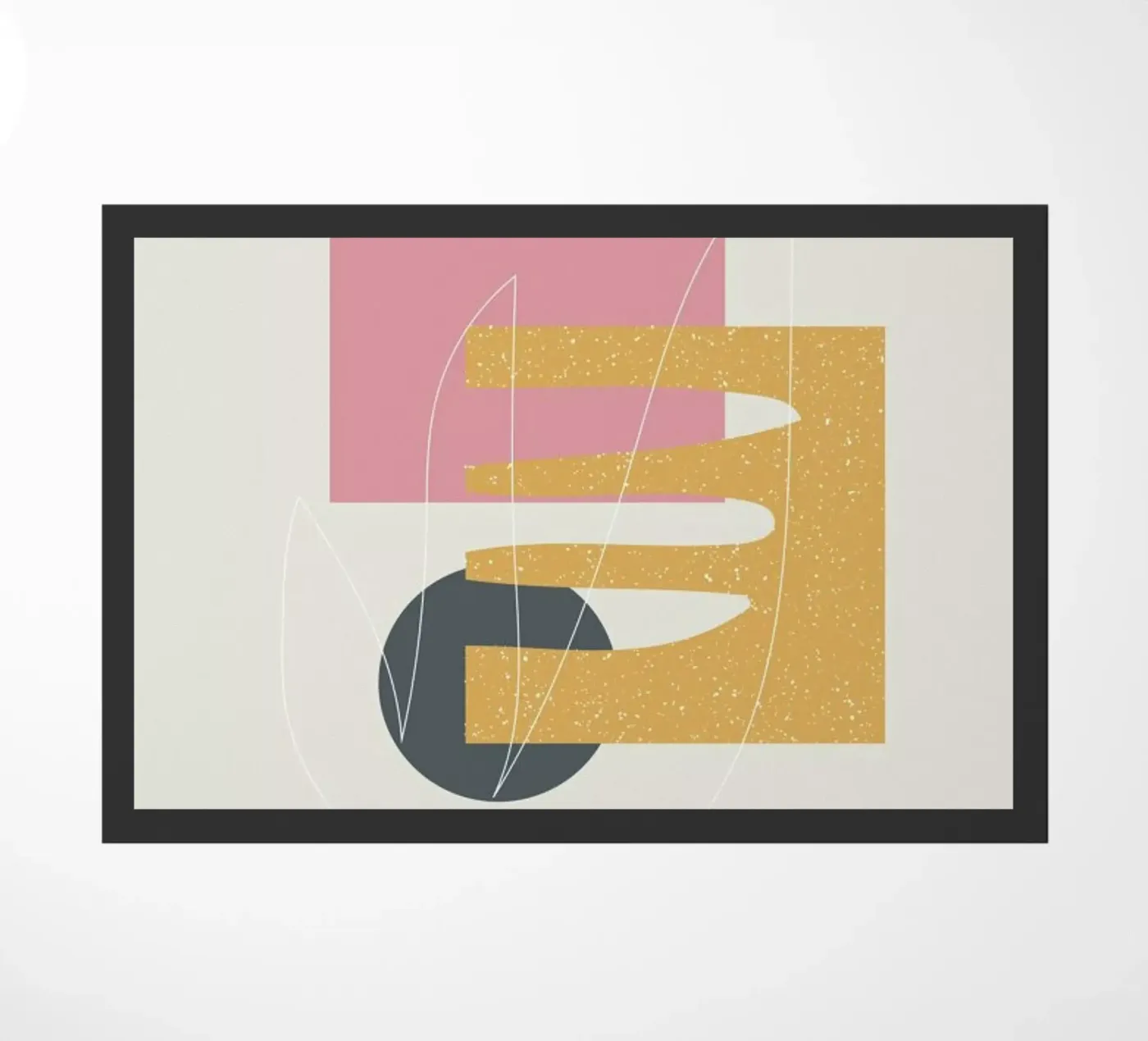 Cut Out doormat by Linda Gobeta