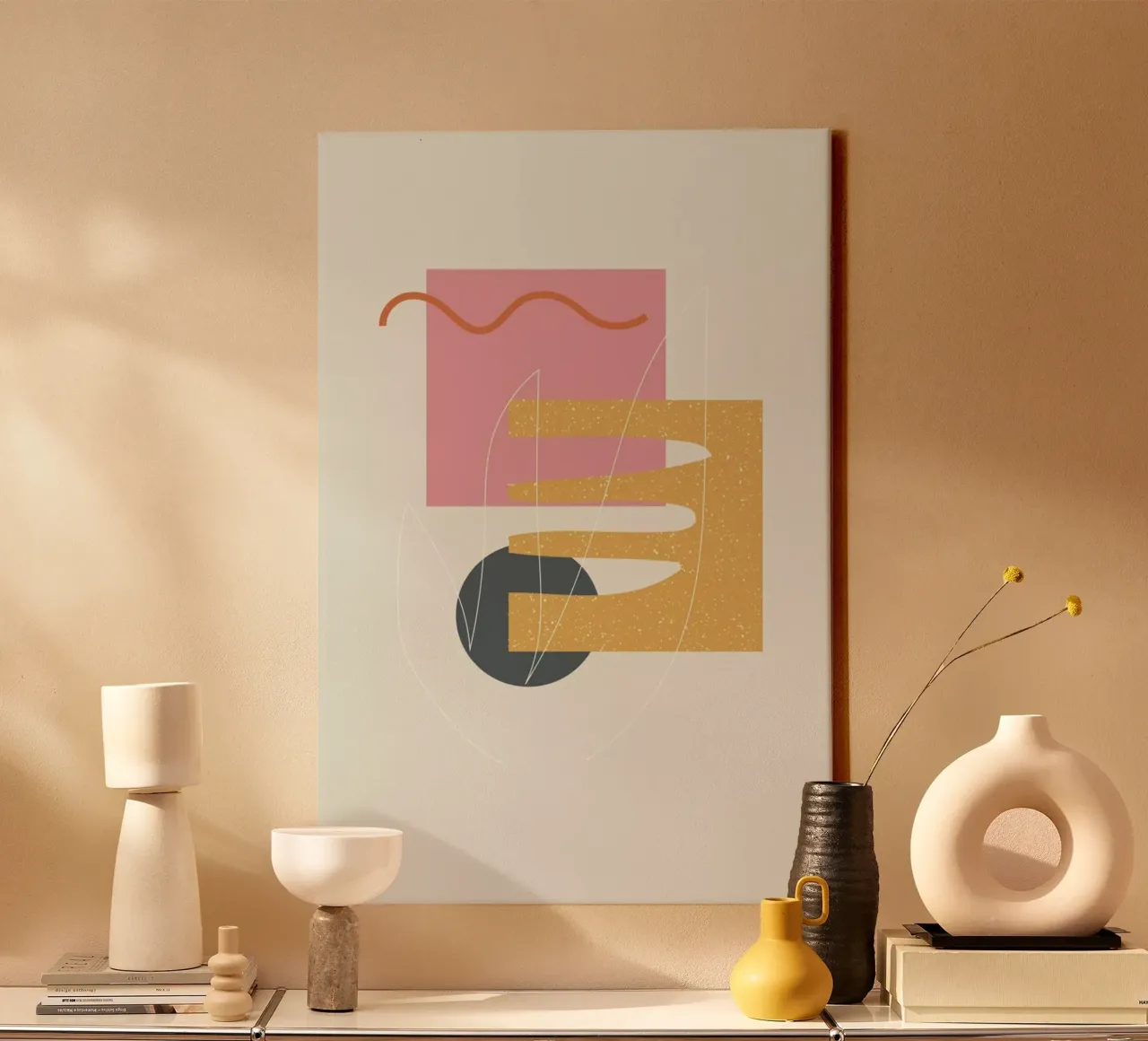 Cut Out canvas by Linda Gobeta
