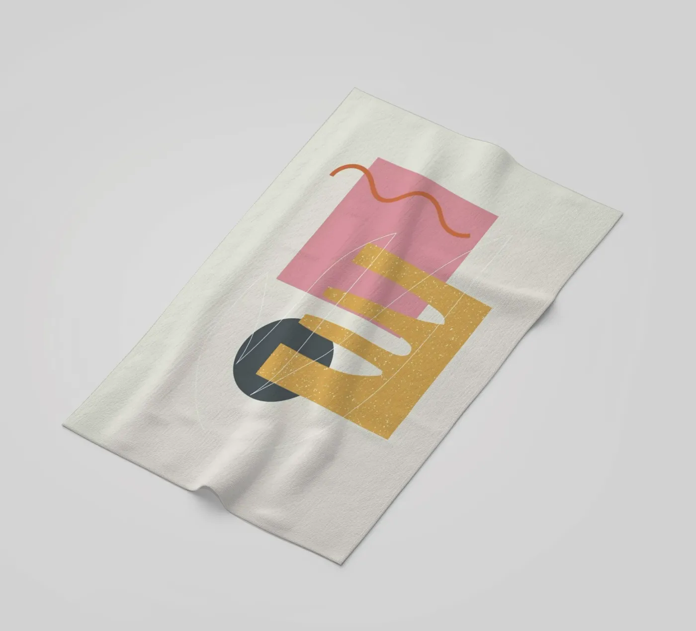 Cut Out beach towel by Linda Gobeta