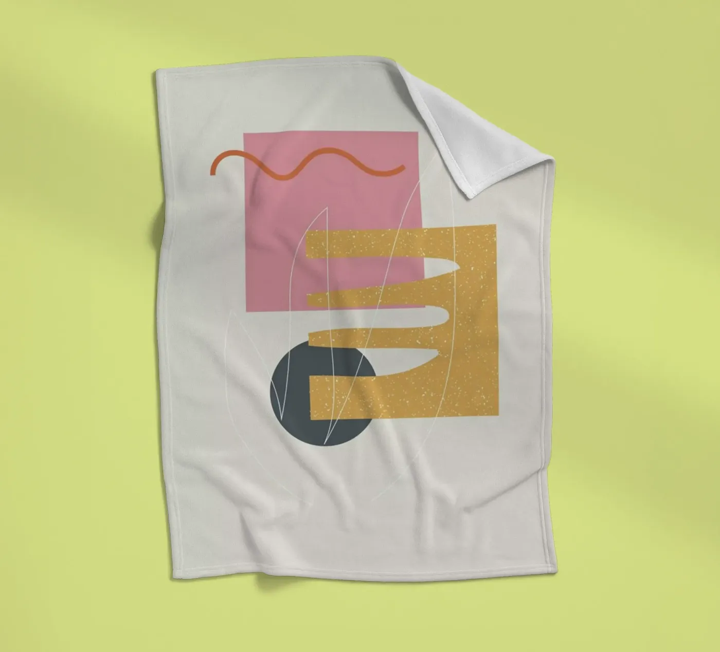 Cut Out fleecedeken van Linda Gobeta