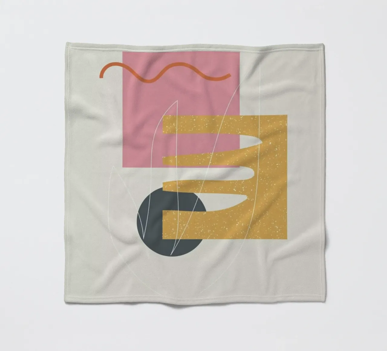 Cut Out fleece blanket by Linda Gobeta