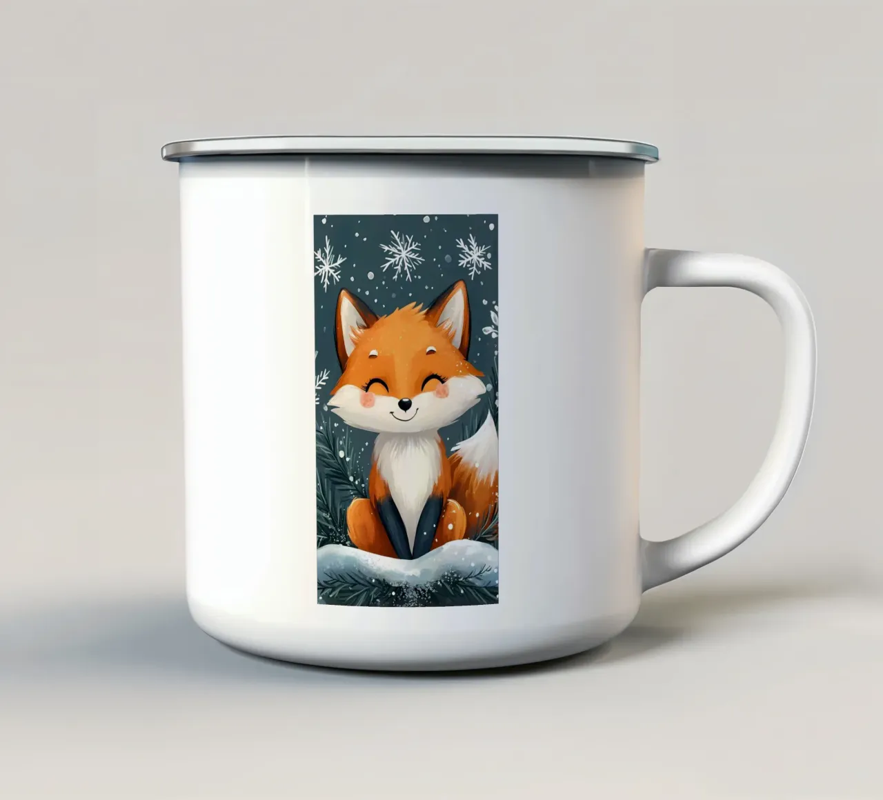 Poster minimalista 119 tazza in smalto da Kadynce