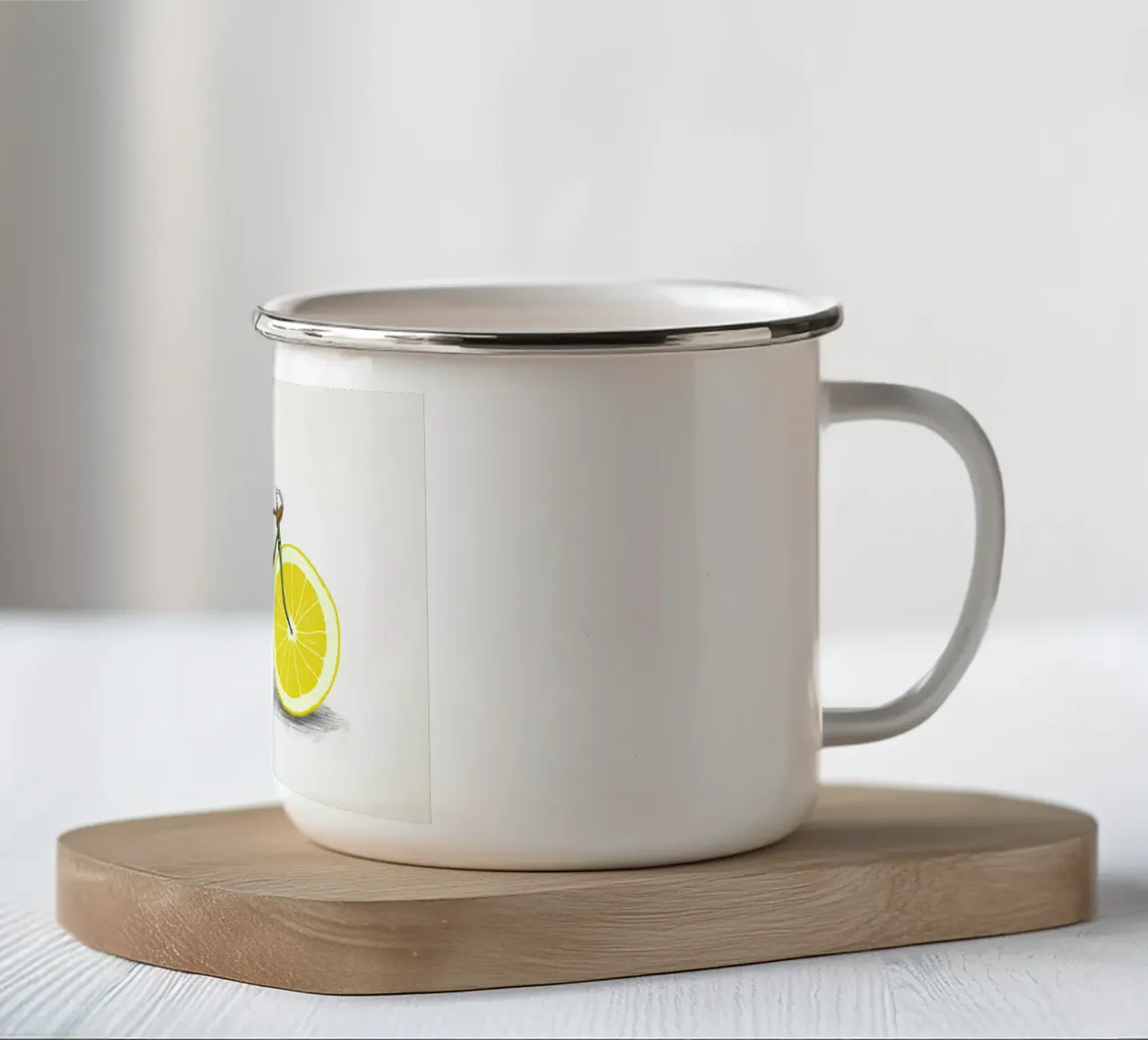 Zest tazza in smalto da Florent Bodart