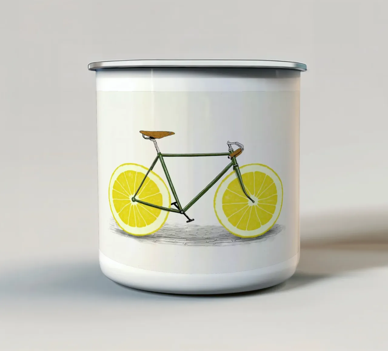 Zest tazza in smalto da Florent Bodart
