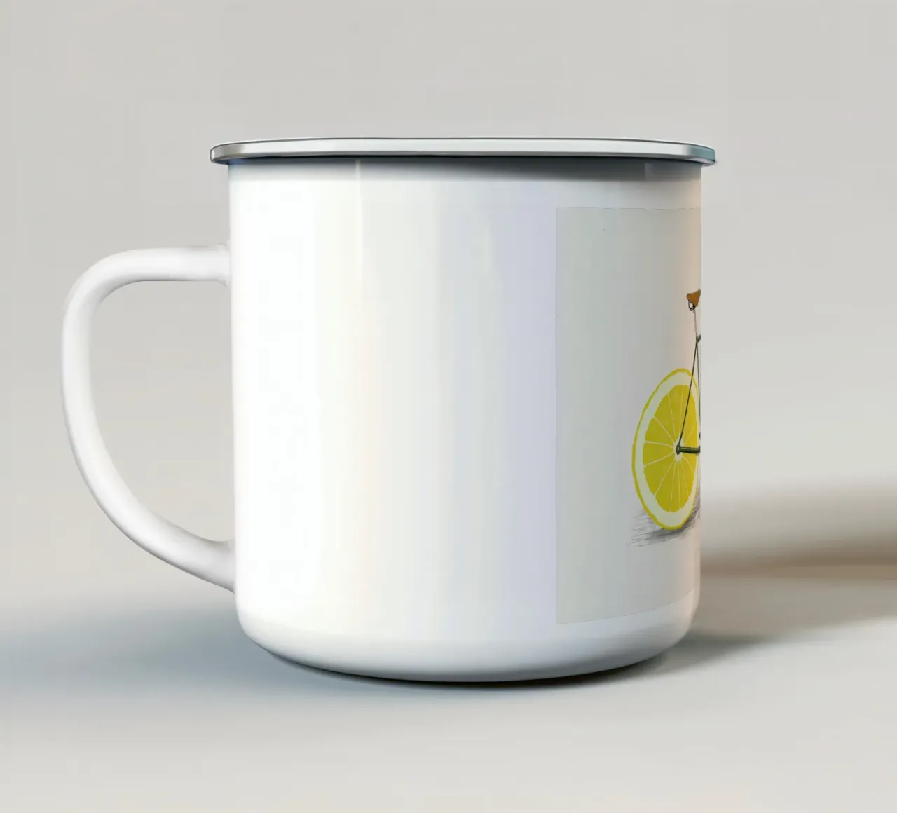 Zest tazza in smalto da Florent Bodart