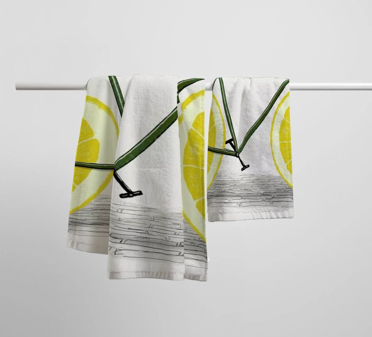 Zest towel by Florent Bodart
