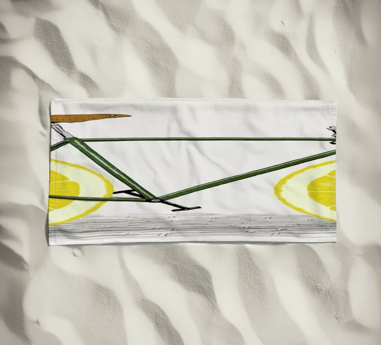 Zest beach towel by Florent Bodart