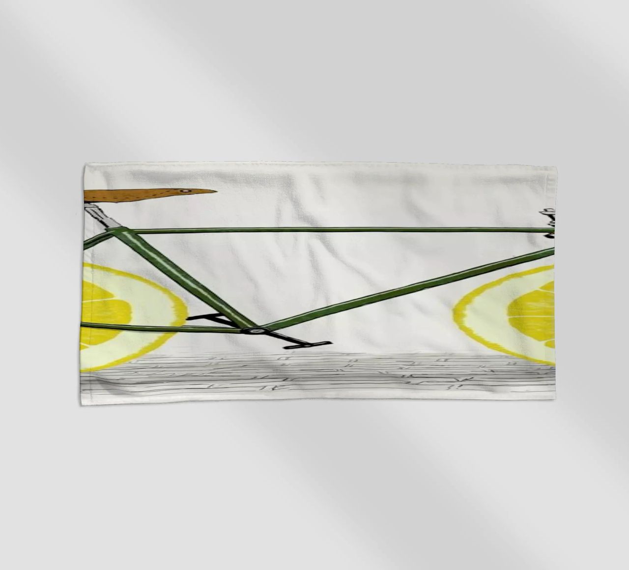 Zest beach towel by Florent Bodart