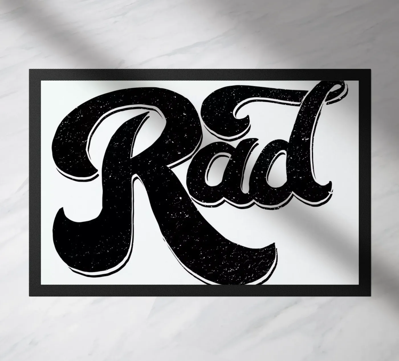 rad doormat by Matthew Taylor Wilson