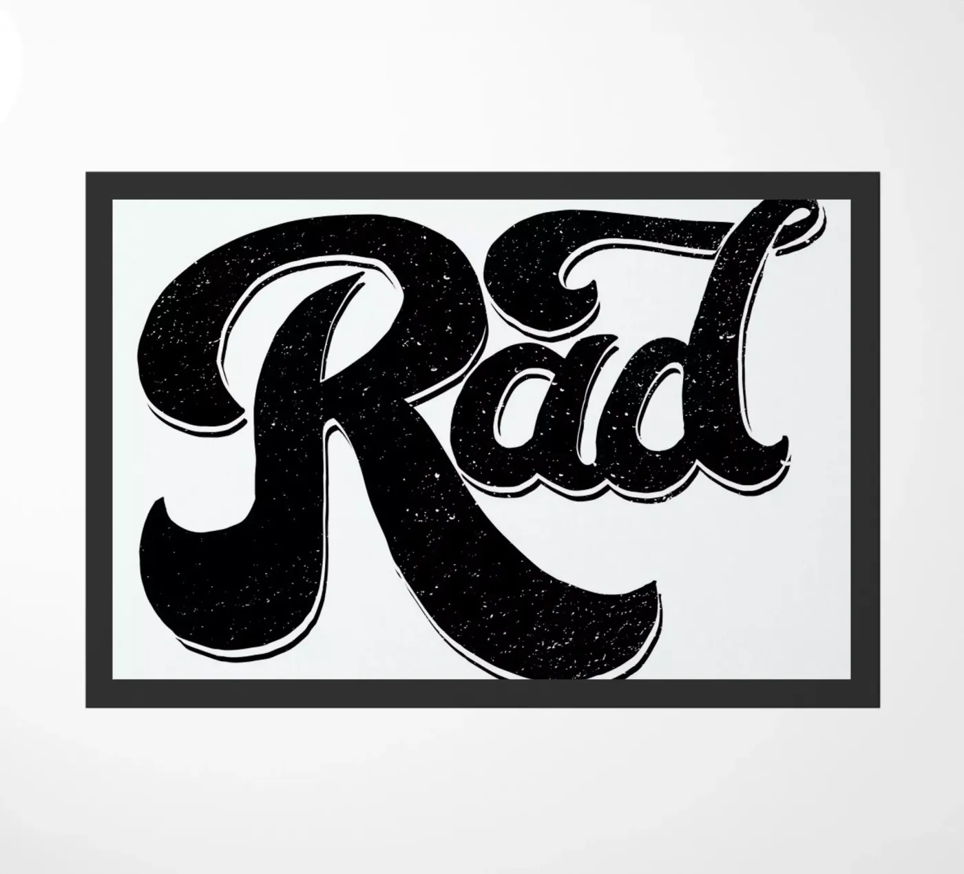 rad doormat by Matthew Taylor Wilson