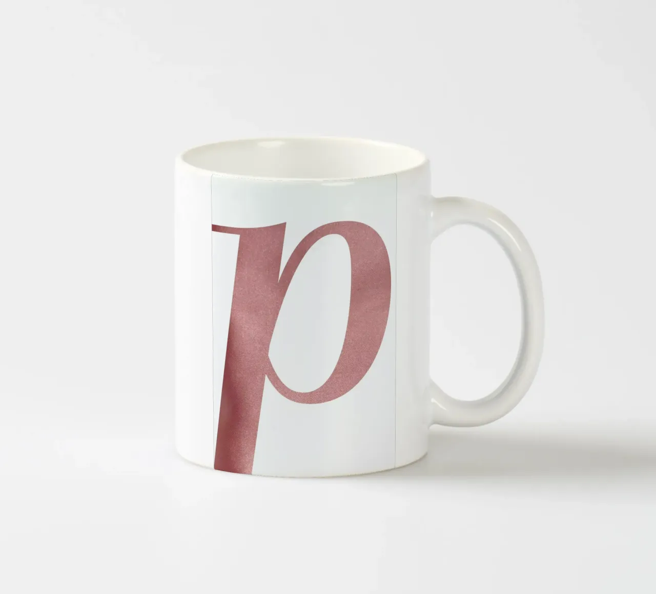 Pink P tazza in ceramica da petiteCAPS