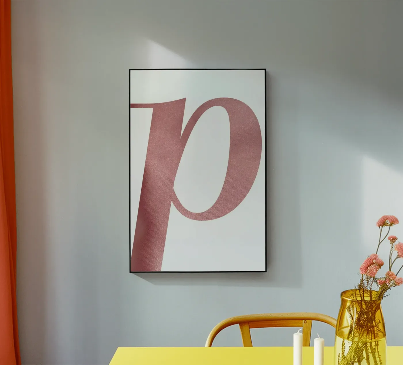 Pink P acryl van petiteCAPS