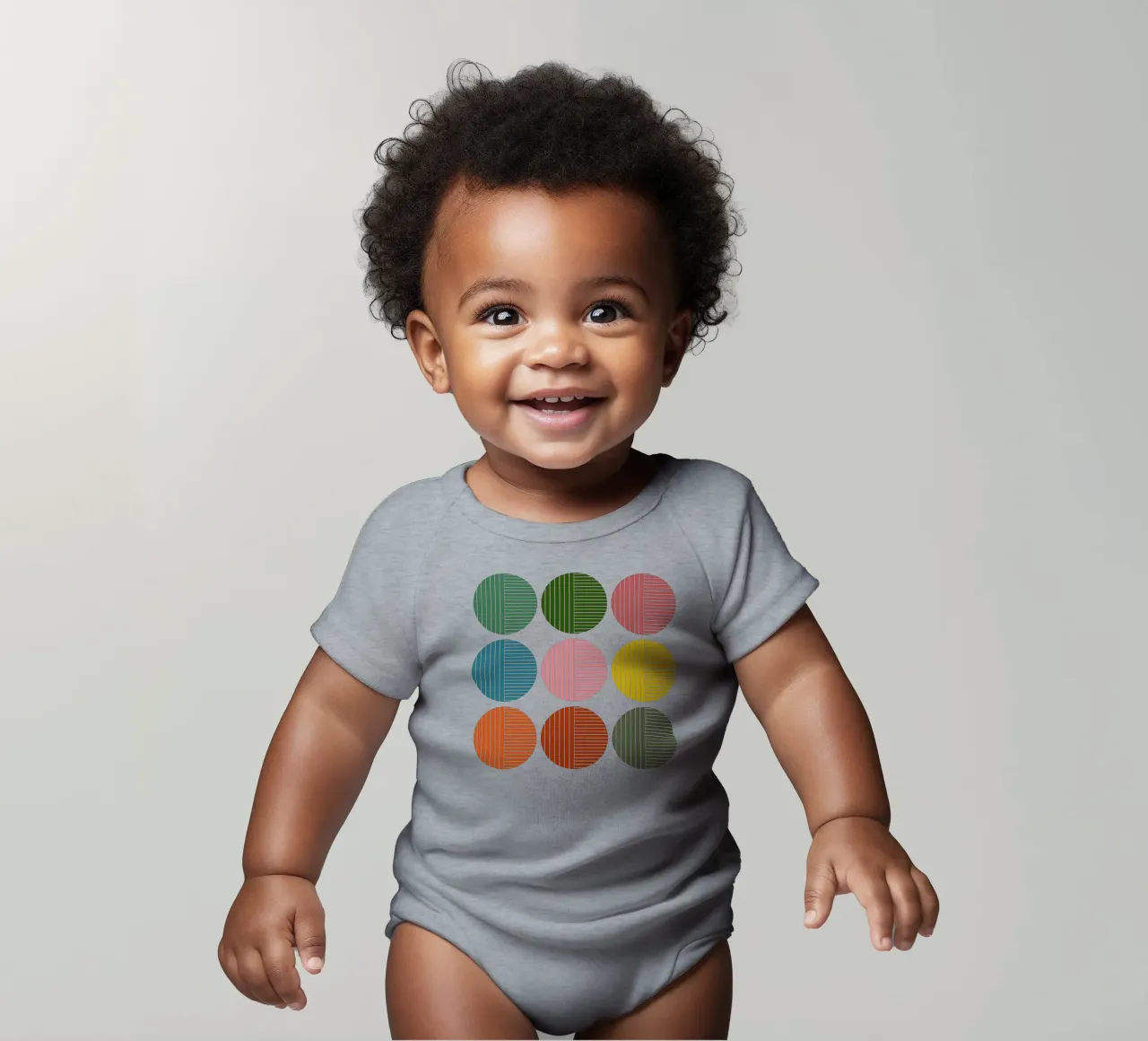Order short-sleeve baby romper by Rose Beck Art