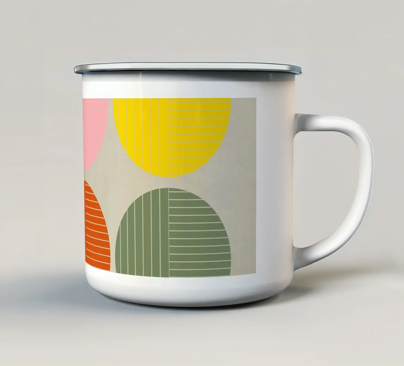 Commande mug en émail de Rose Beck Art