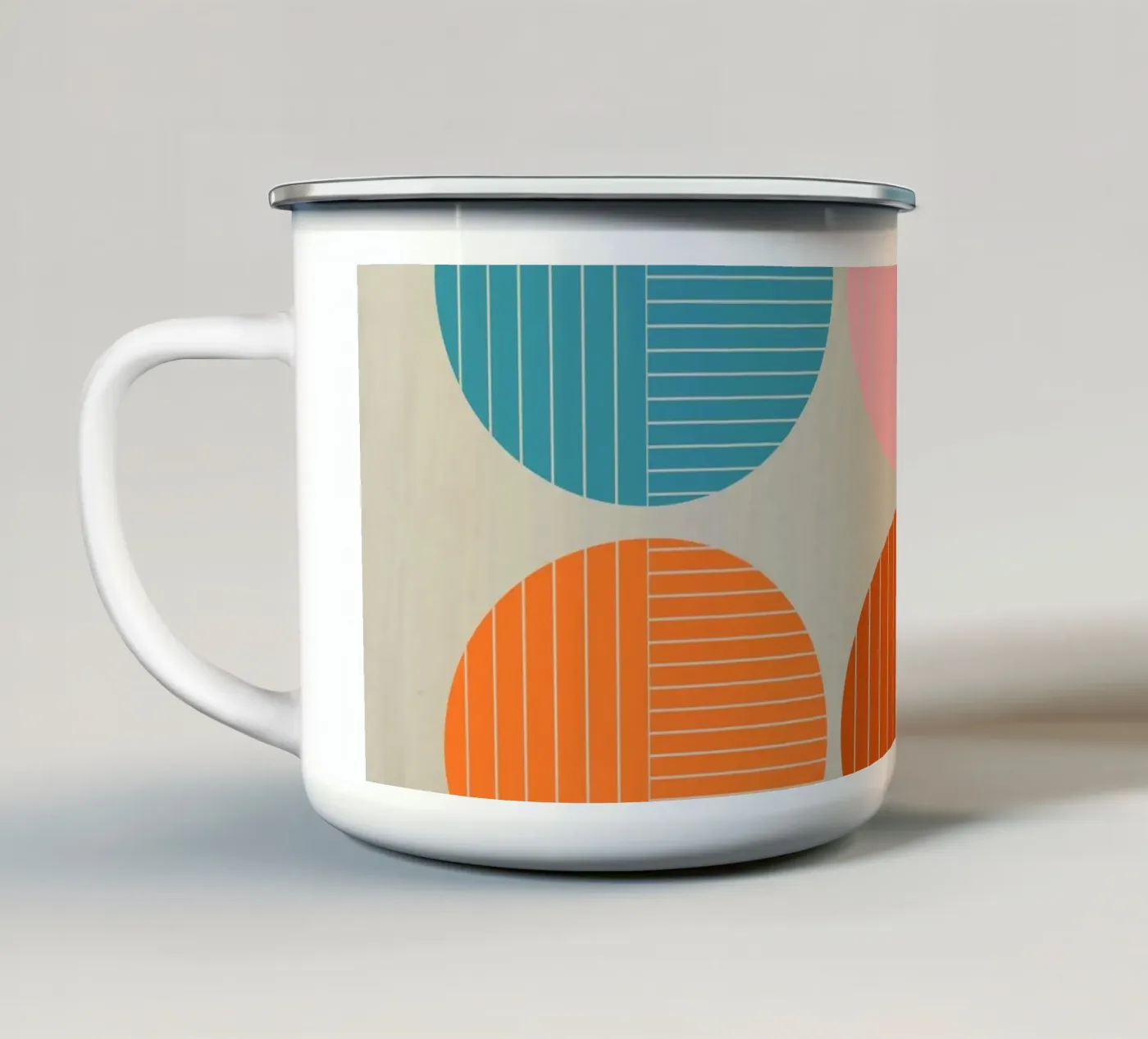 Commande mug en émail de Rose Beck Art