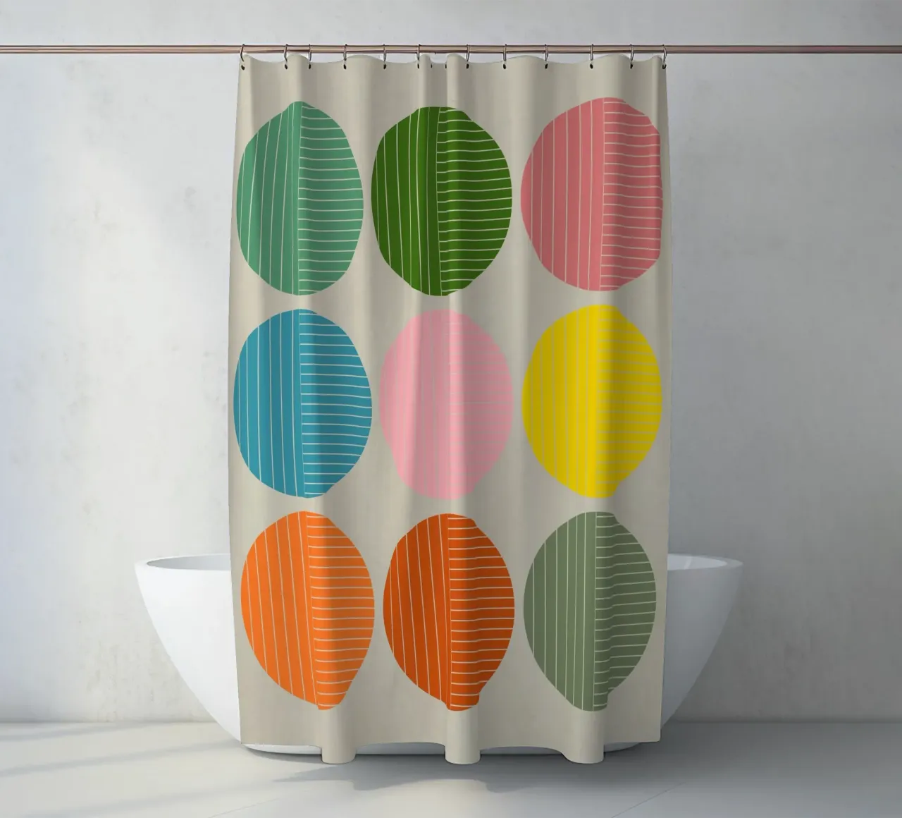 Order shower curtain by Rose Beck Art
