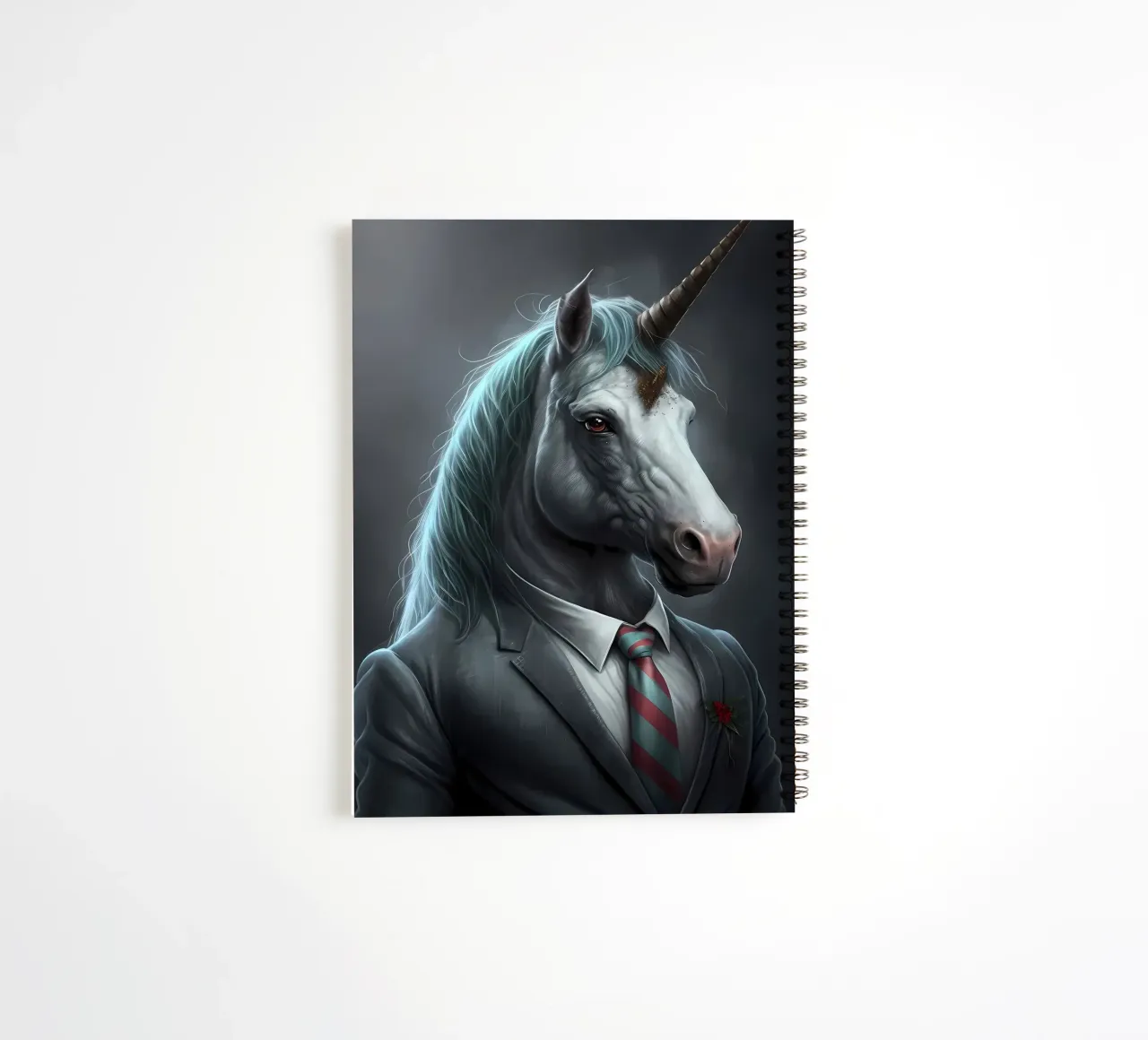 Unicorn Horse Fantasy spiral notebook by Mikesell