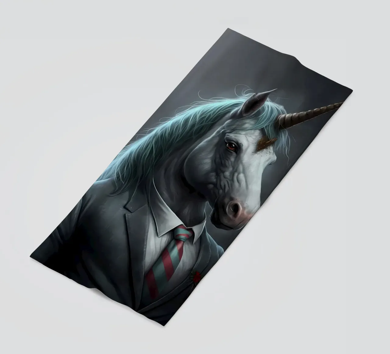 Unicorn Horse Fantasy beach towel by Mikesell
