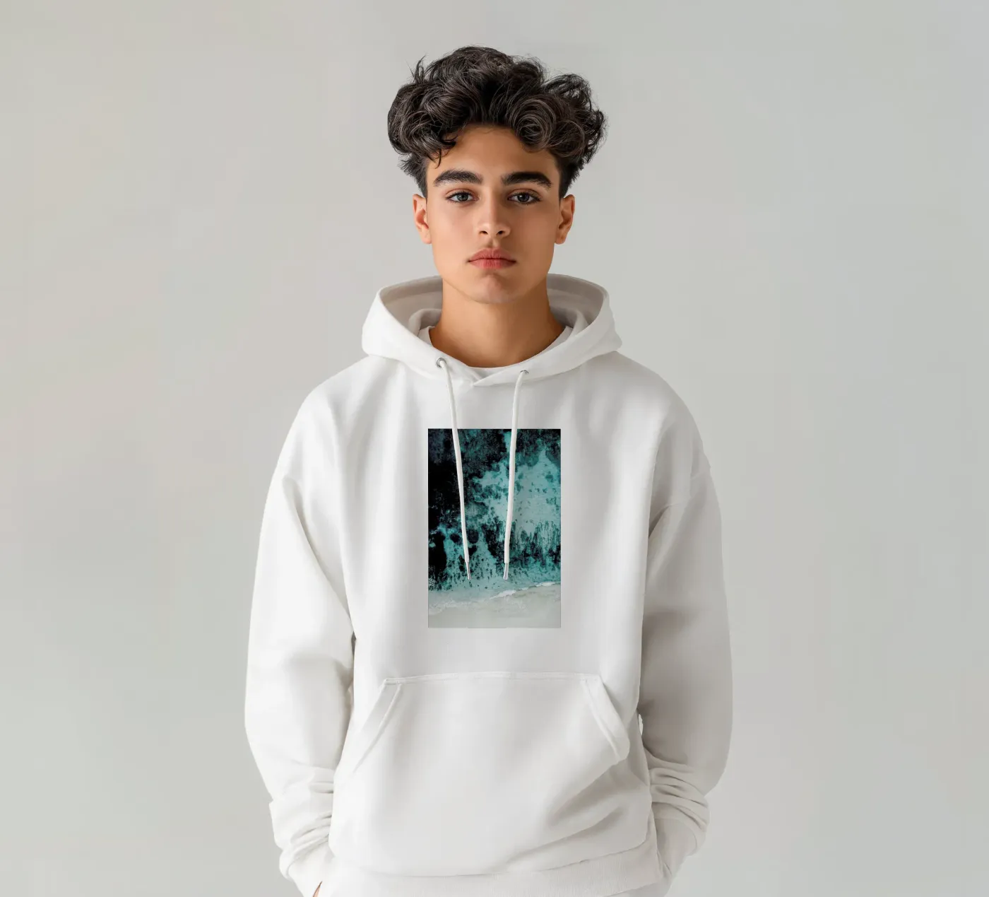 Beach Patterns hoodie by Chris Abatzis