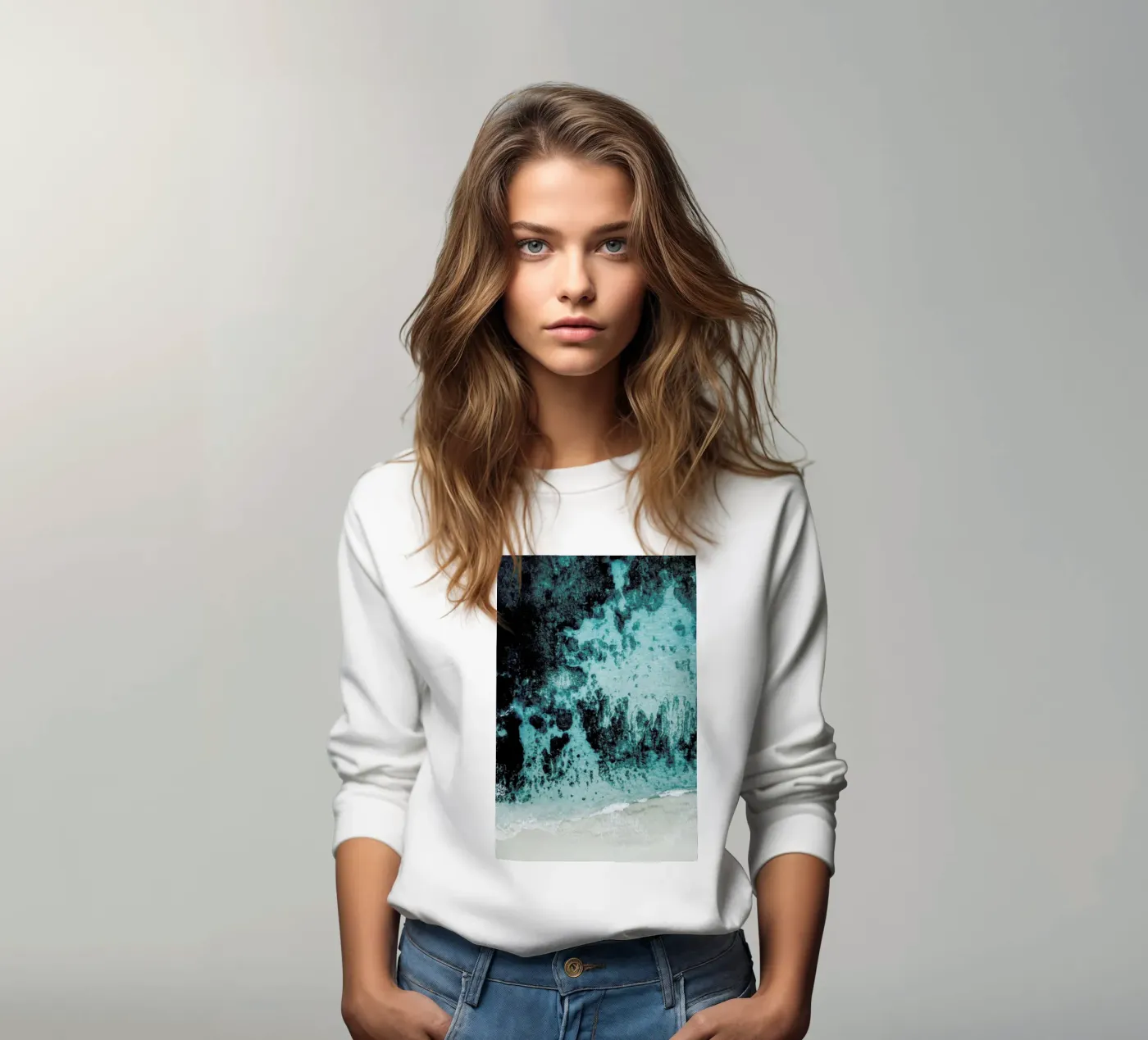 Beach Patterns Sweatshirt von Chris Abatzis