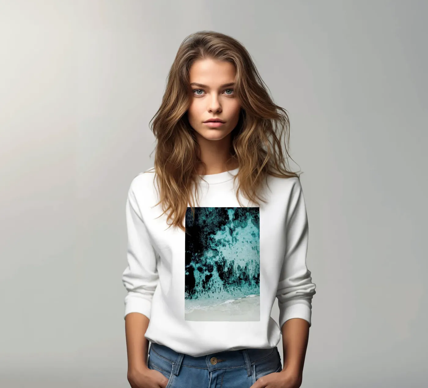Beach Patterns Sweatshirt von Chris Abatzis