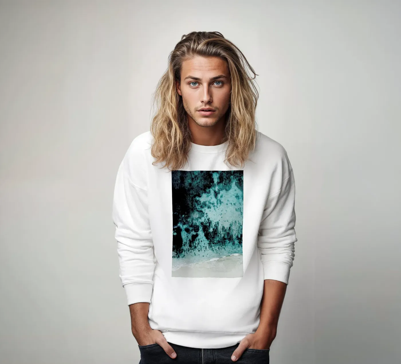 Beach Patterns Sweatshirt von Chris Abatzis