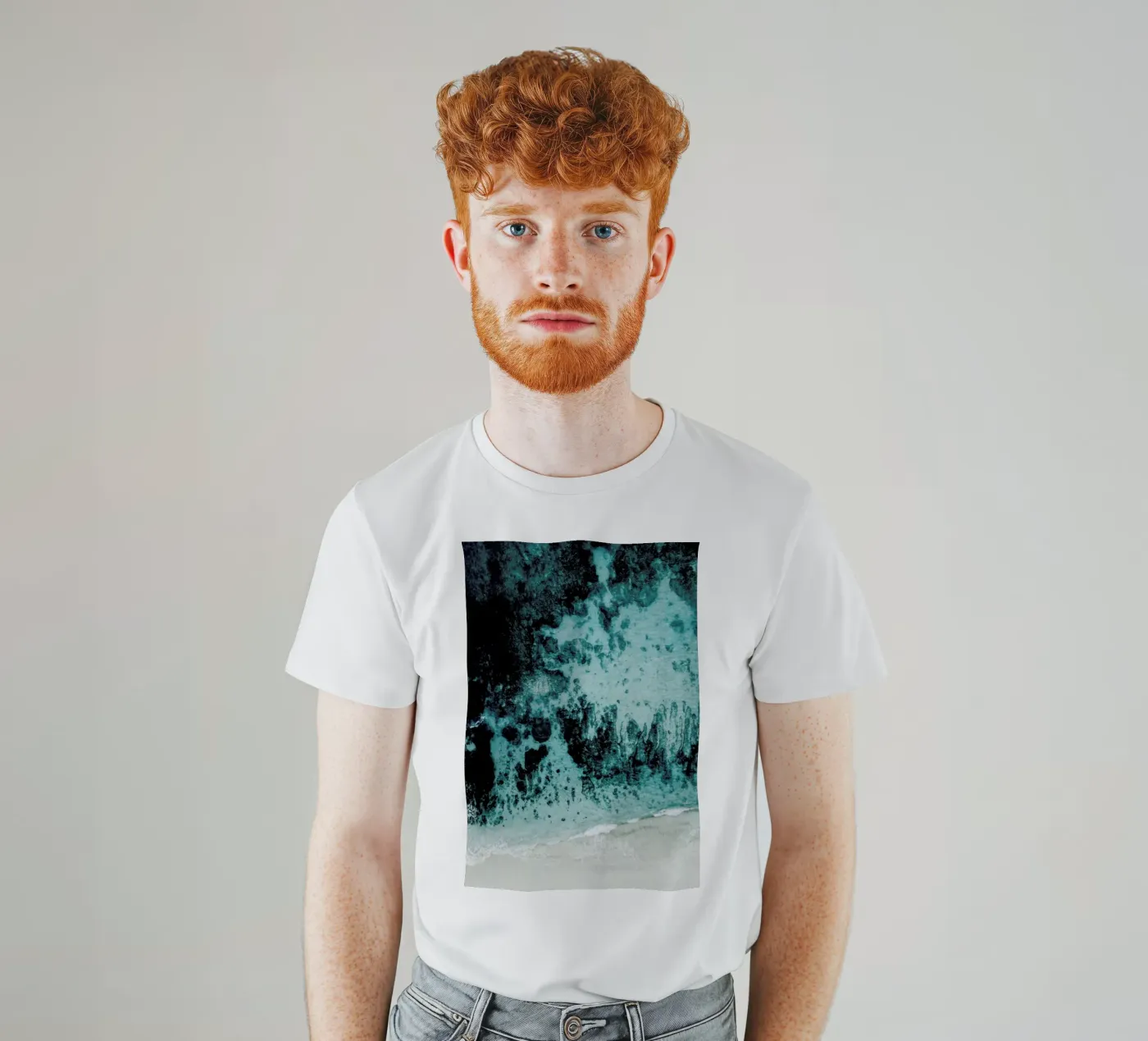 Beach Patterns t-shirt da Chris Abatzis