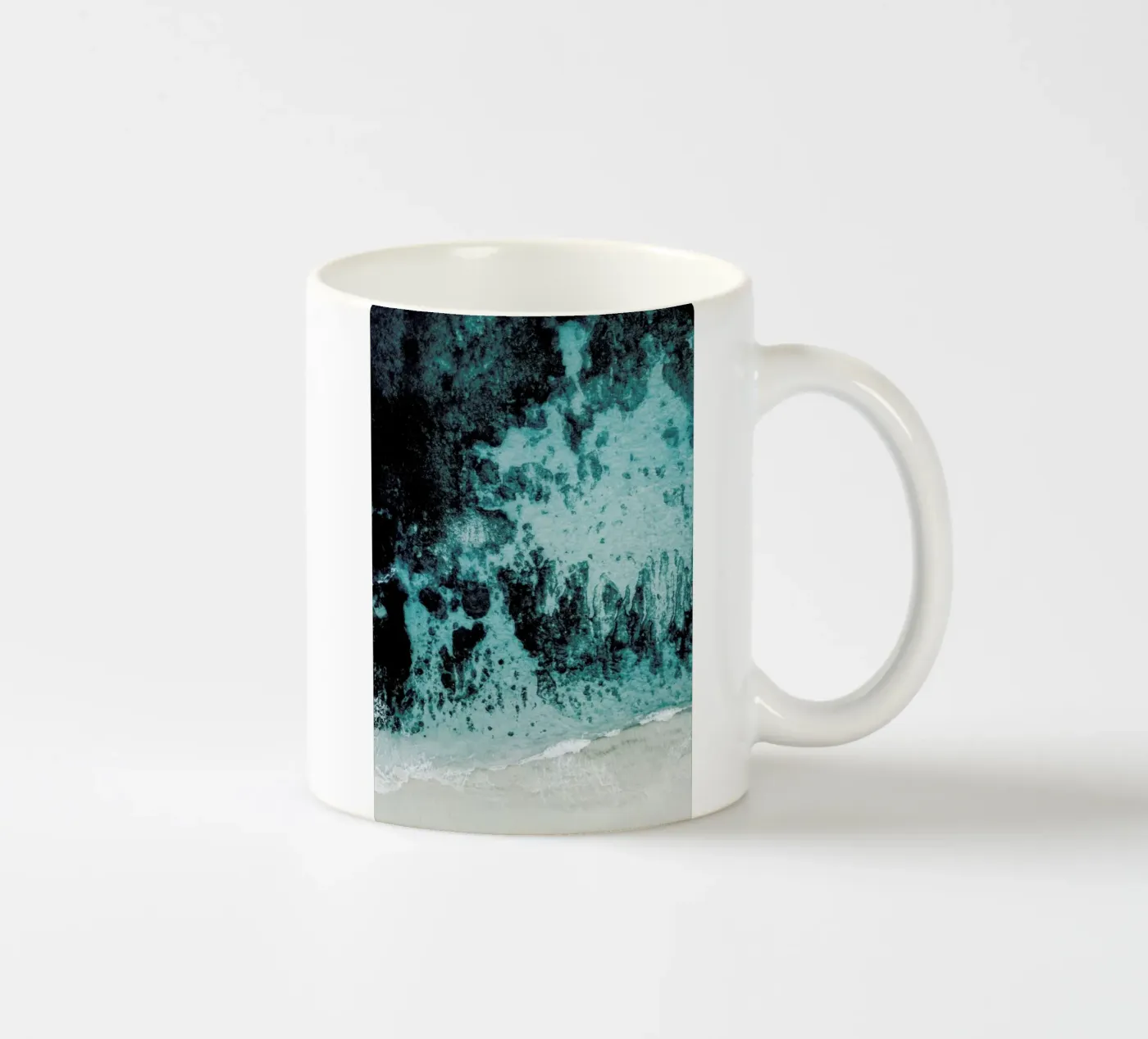 Beach Patterns ceramic mug by Chris Abatzis