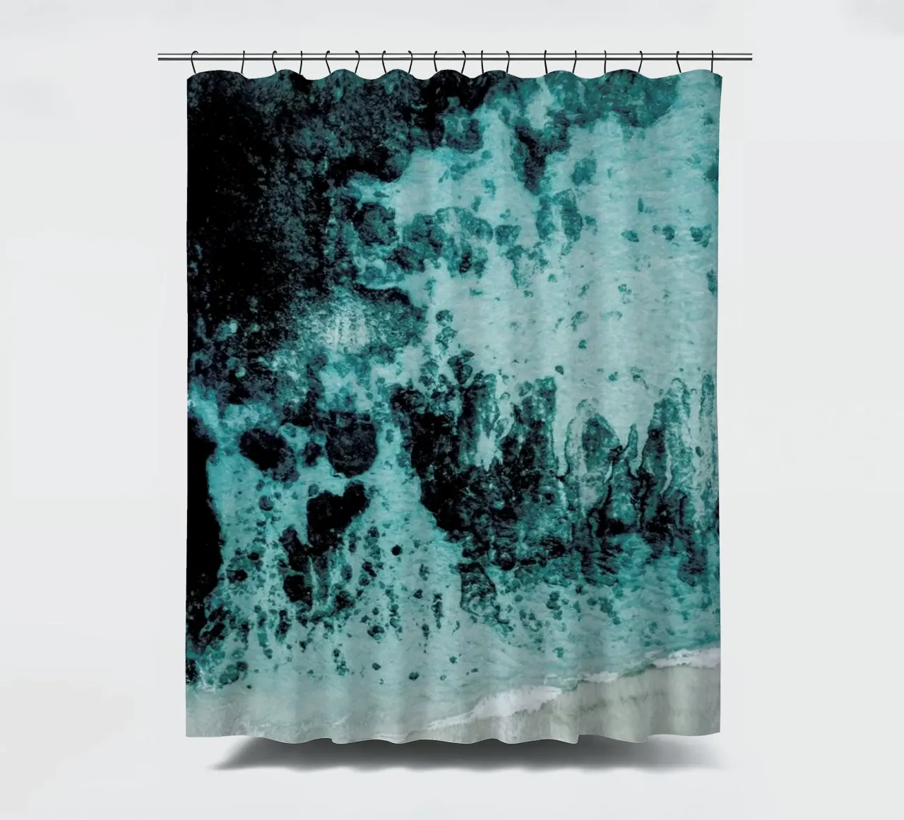 Beach Patterns Duschvorhang von Chris Abatzis