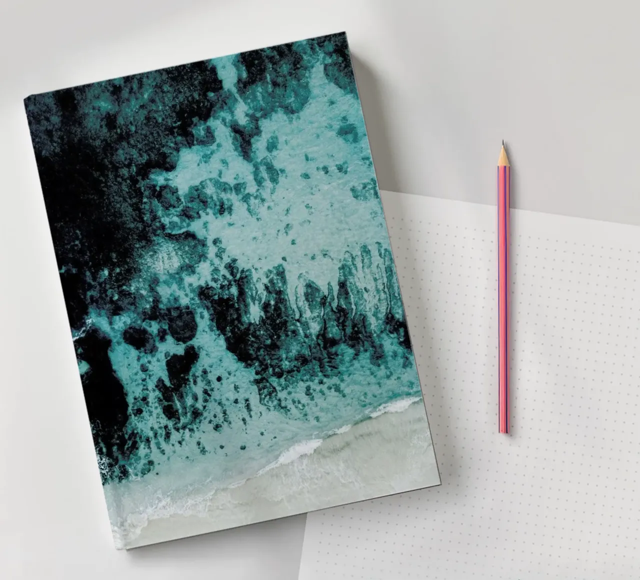 Beach Patterns notebook by Chris Abatzis