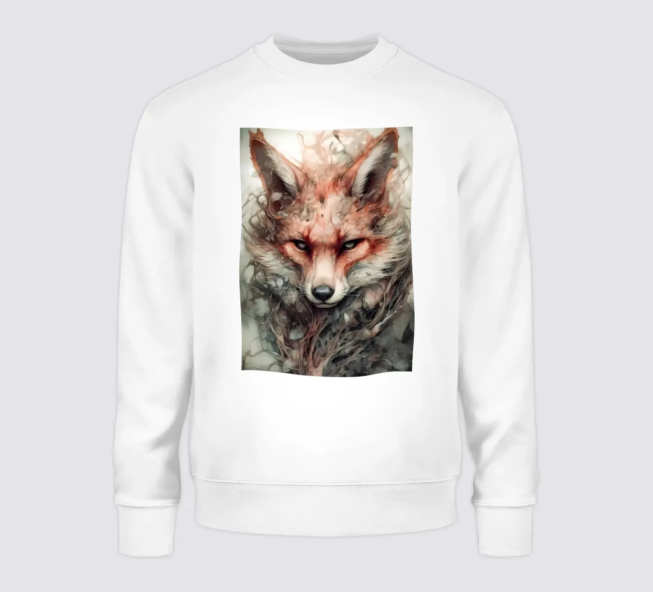 Japanese Kitsune Fox sweatshirt by Mikesell