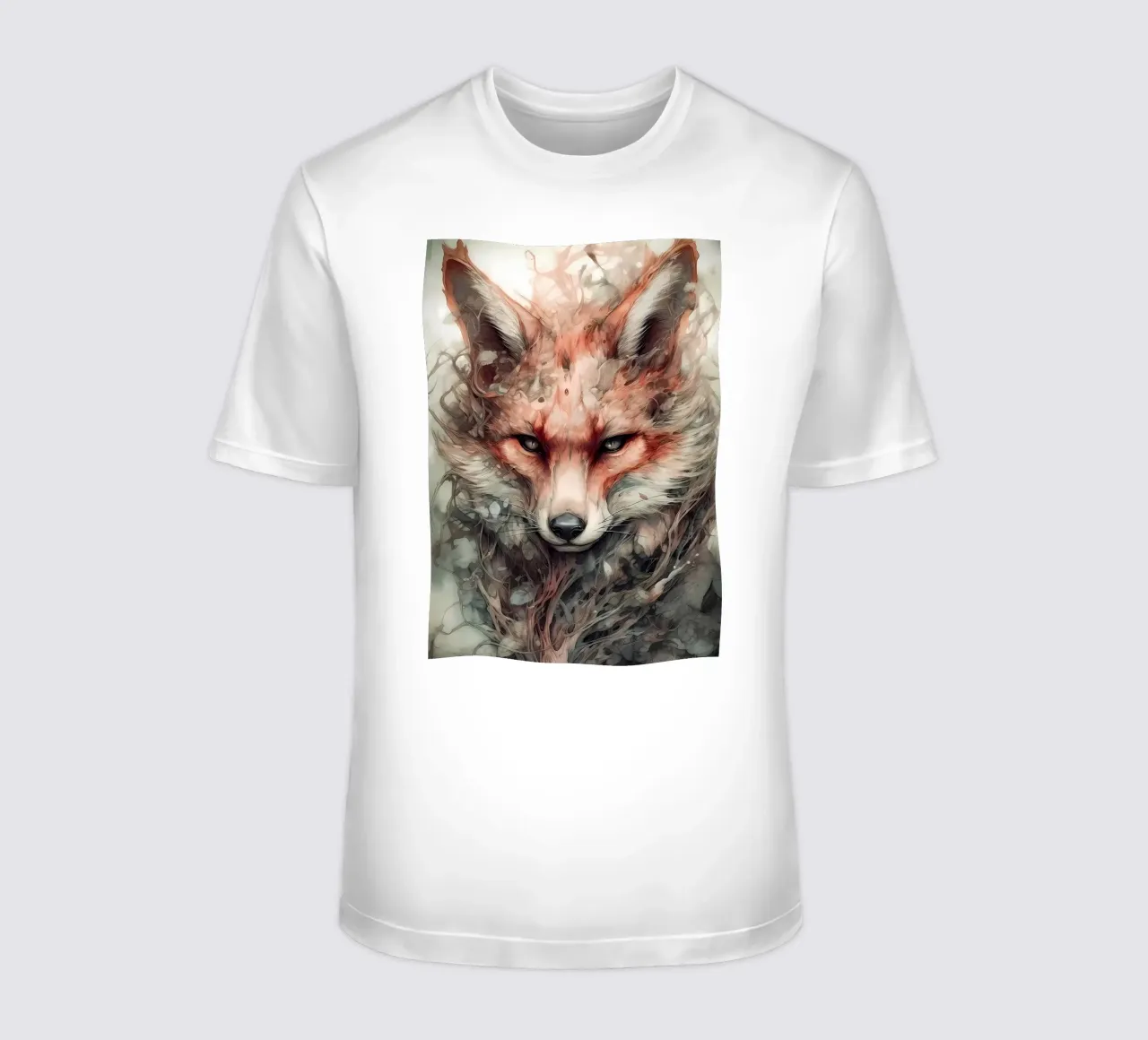 Renard Kitsune japonais t-shirt de Mikesell