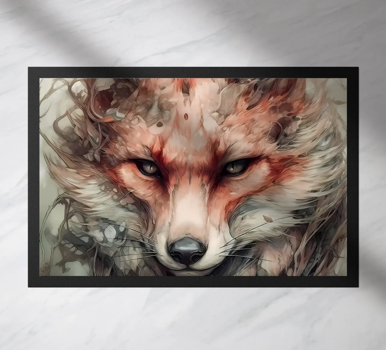 Volpe kitsune giapponese zerbino da Mikesell