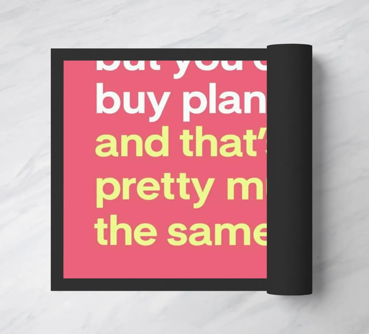 Can't Buy Happiness Fußmatte von Evita Witzenhausen