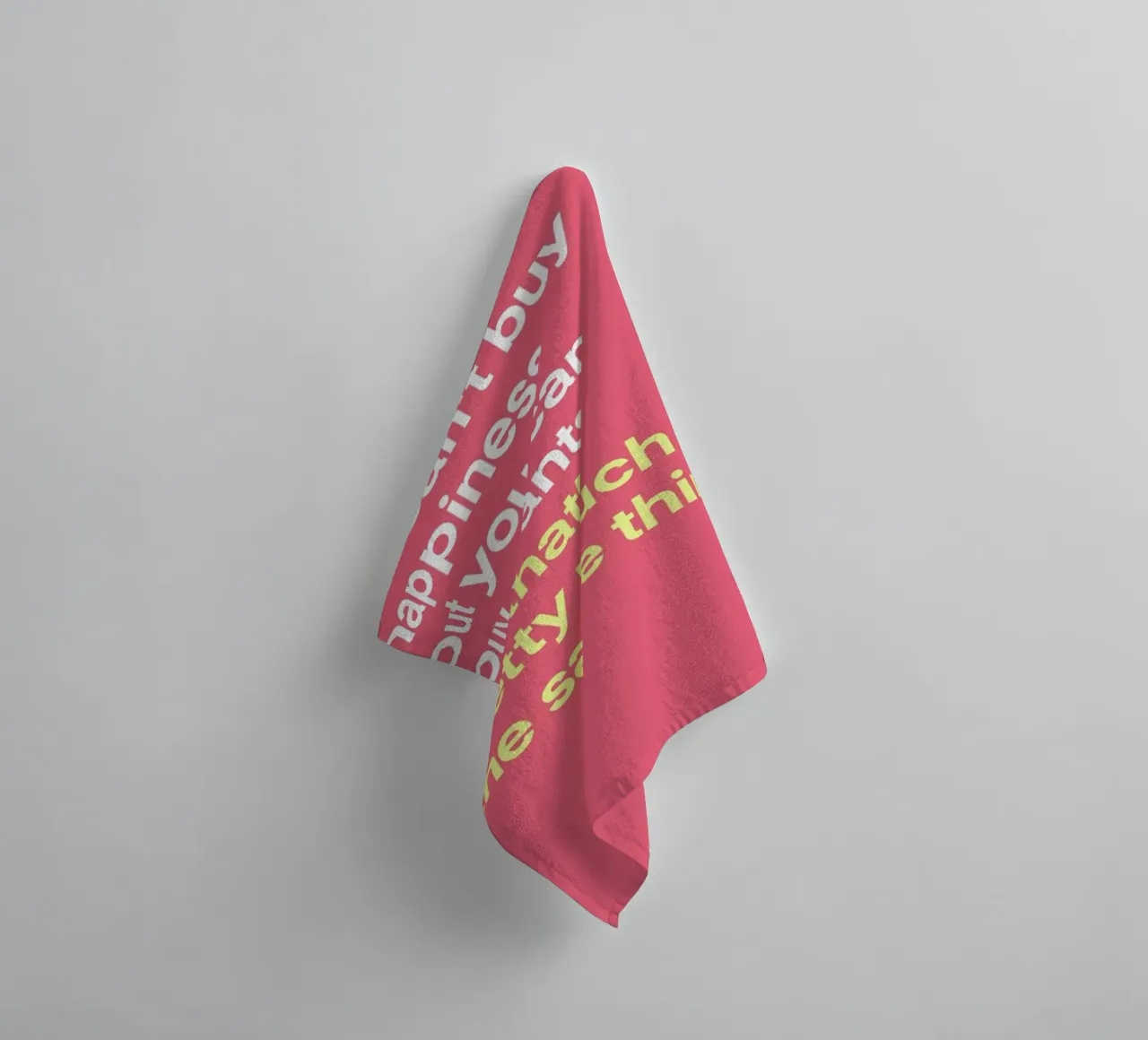 Can't Buy Happiness asciugamano da bagno da Evita Witzenhausen