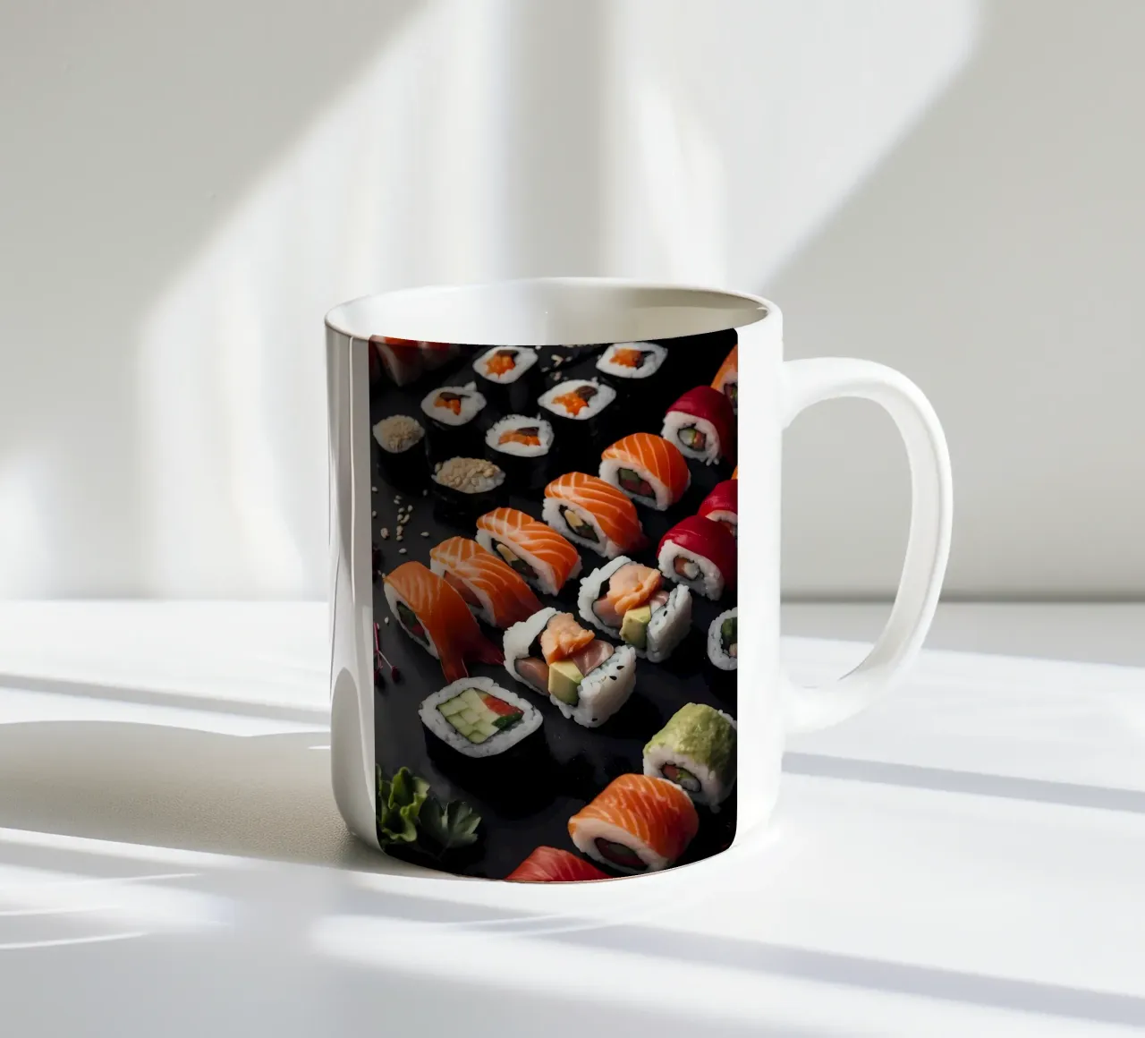Sushi di salmone tazza in ceramica da Mikesell