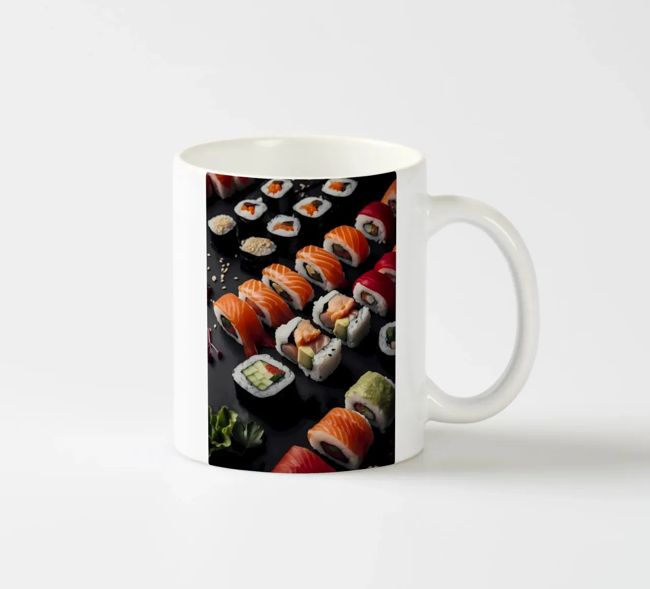 Sushi di salmone tazza in ceramica da Mikesell