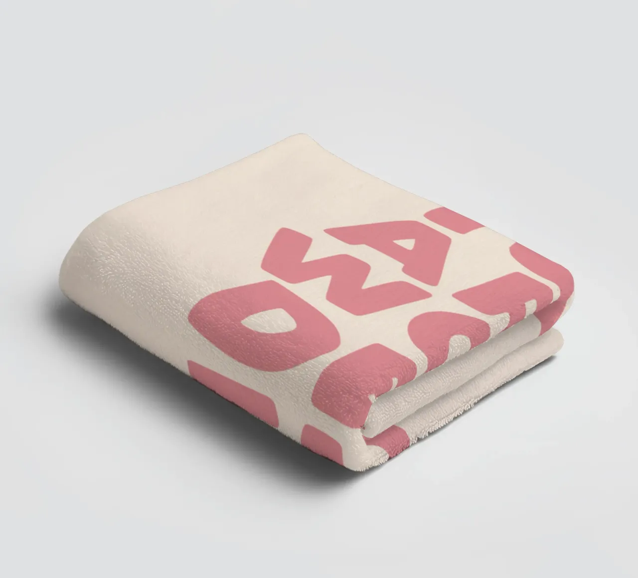 You Are Wonderful Whimsical, Uplifting Cheerful Typography towel by THE MOTIVATED TYPE
