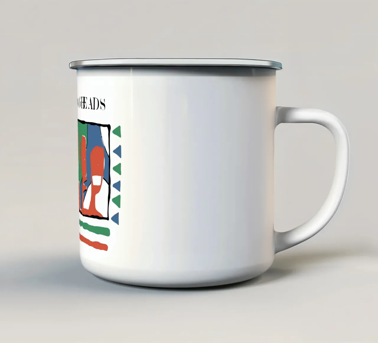 Giallo anni '80 tazza in smalto da Jason Lavelle