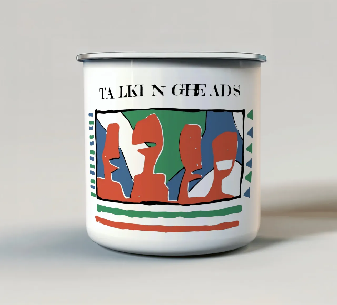 Giallo anni '80 tazza in smalto da Jason Lavelle