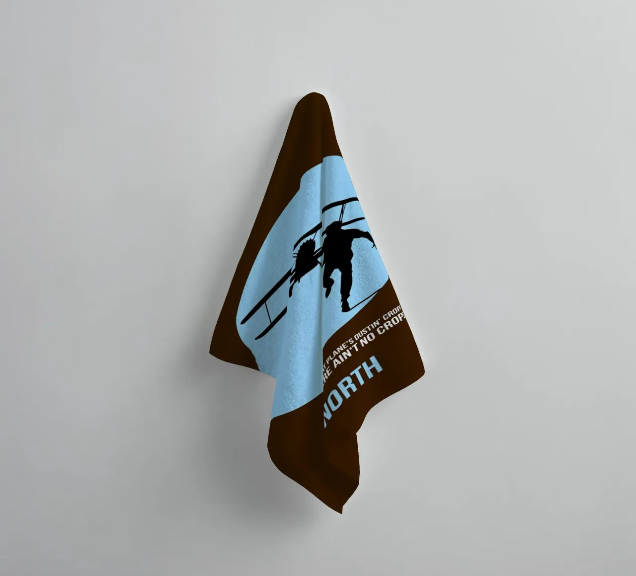 North Poster 2 towel by Naxart
