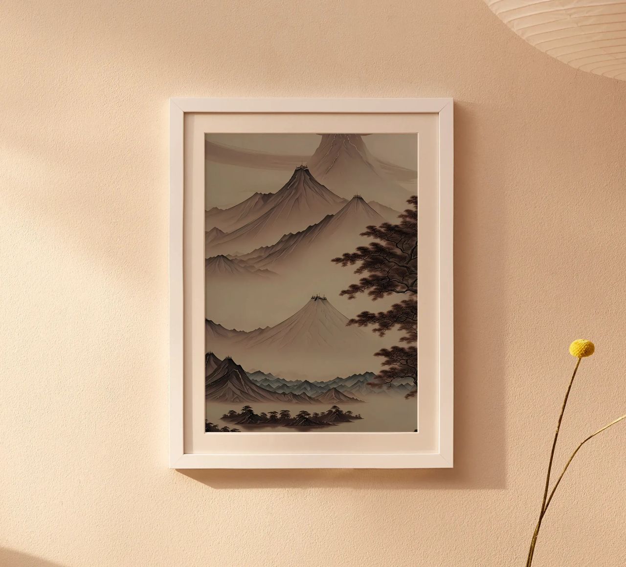 Aziatisch landschap poster van Mikesell