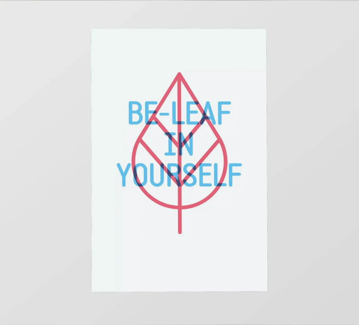 Be-Leaf backlit folie van Evita Witzenhausen